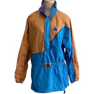 Vintage Nike ACG Multicolor Half Zip Pullover Jacket Mens Small Colorblock